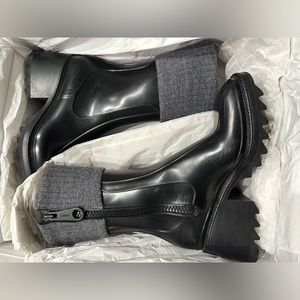 Chloe Betty Rib Cuff Waterproof Rainboot